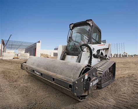 skid steer attachments compactor roller|bobcat compactor attachment for sale.